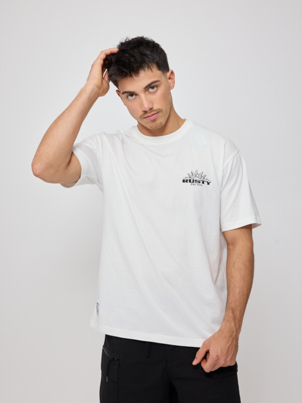 T-SHIRT LYSANDER RUSTY Blanco