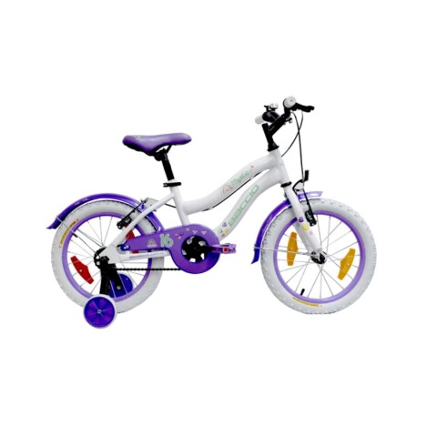 Bicicleta BACCIO MYSTIC 16 Blanco/Lila Bicicleta BACCIO MYSTIC 16 Blanco/Lila