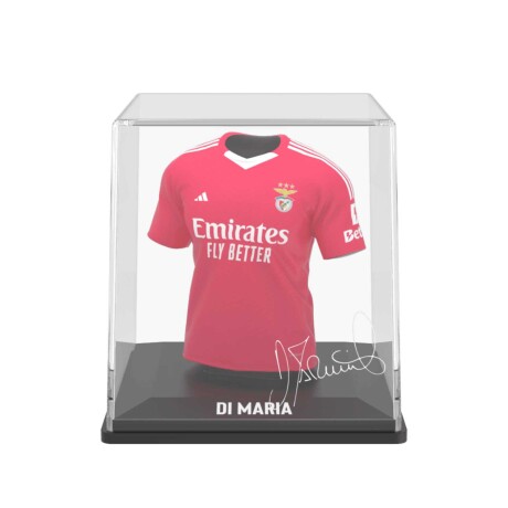 Camiseta Coleccionable de Fútbol Di María Benfica Con firma ROJO