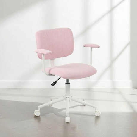 ASIENTO DE OFICINA POLIPROPILENO-Y-TELA ROSA CLIFFORD