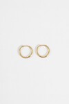 Aros acero medium dorado