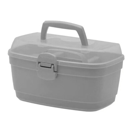 Caja Plástica Organizador Multiuso Pequeña Bandeja Divisoria Celeste