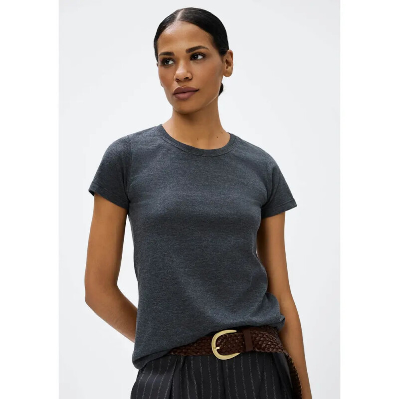 BLUSA MM FEM PRETO MESCLA