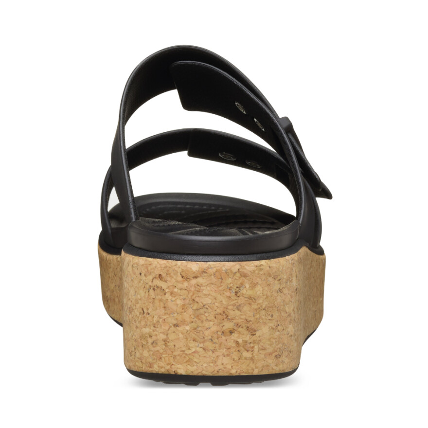 Sandalias Crocs Brooklyn Cork Buckle - Mujer Black