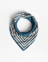 Pañuelos Raso Geométrico Pañuelo Estampado - Azul Francia