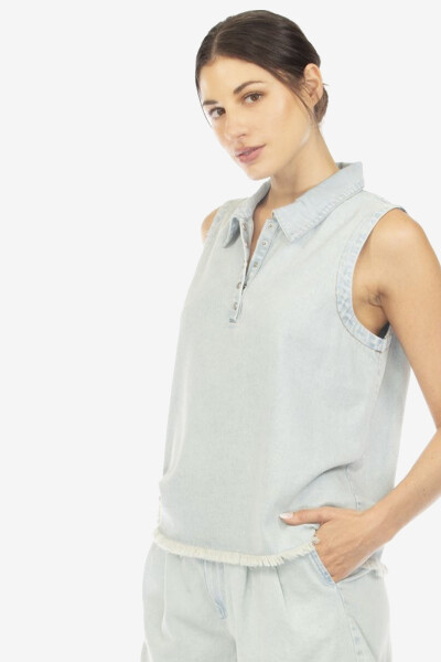POLO DENIM Azul