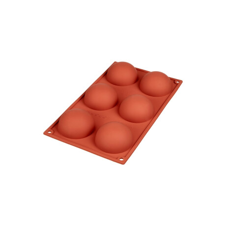 Molde de Silicona Semiesfera 6 Cavidades 7 cm Molde de Silicona Semiesfera 6 Cavidades 7 cm
