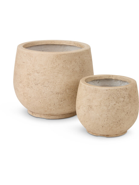 Maceta JERPE Ø31/21 2u/set natural Maceta JERPE Ø31/21 2u/set natural
