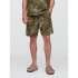 V-7IN TEXTURED EASY SHORT OLIVE FLORAL