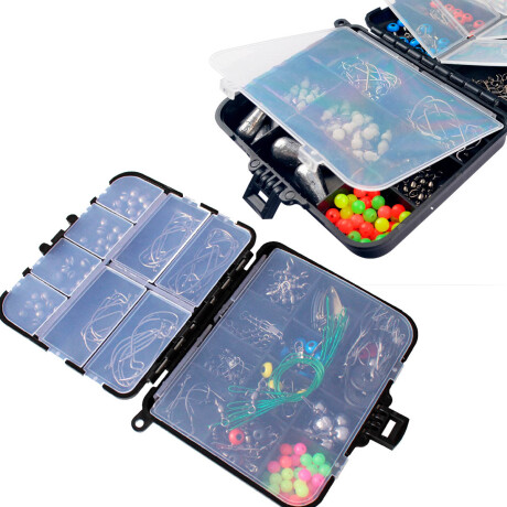 Valija Pesca Tanza Plomada Anzuelo Kit 241 Psc Valija Pesca Tanza Plomada Anzuelo Kit 241 Psc