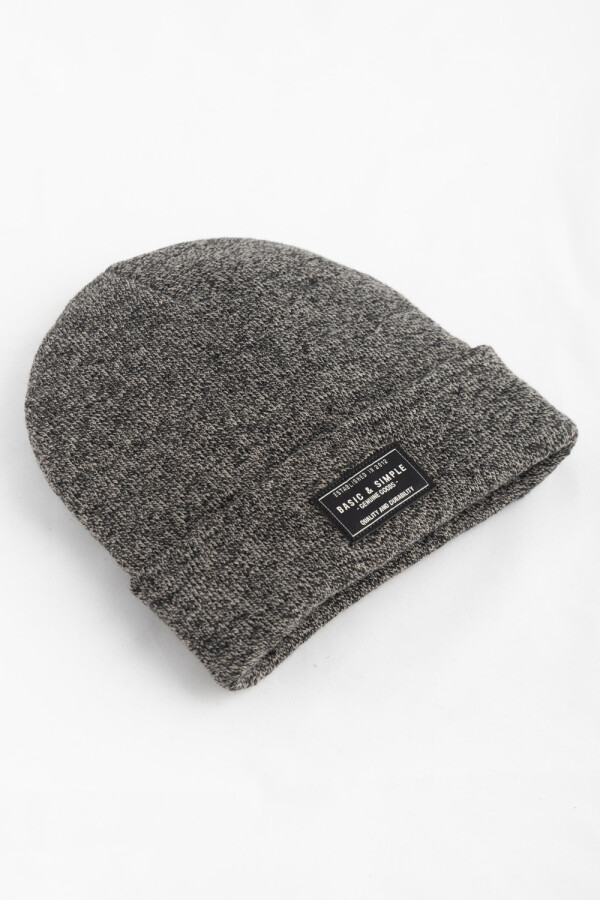 Gorro de punto Gris Melange