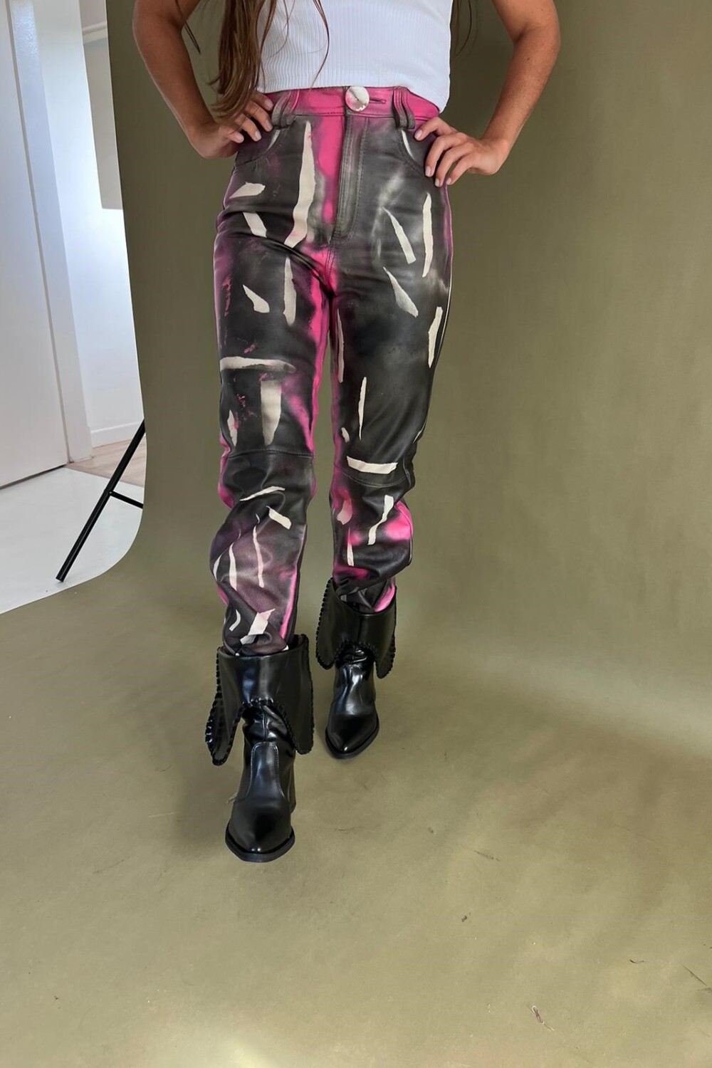 Leather Jeans Crawford By cocó Hielo