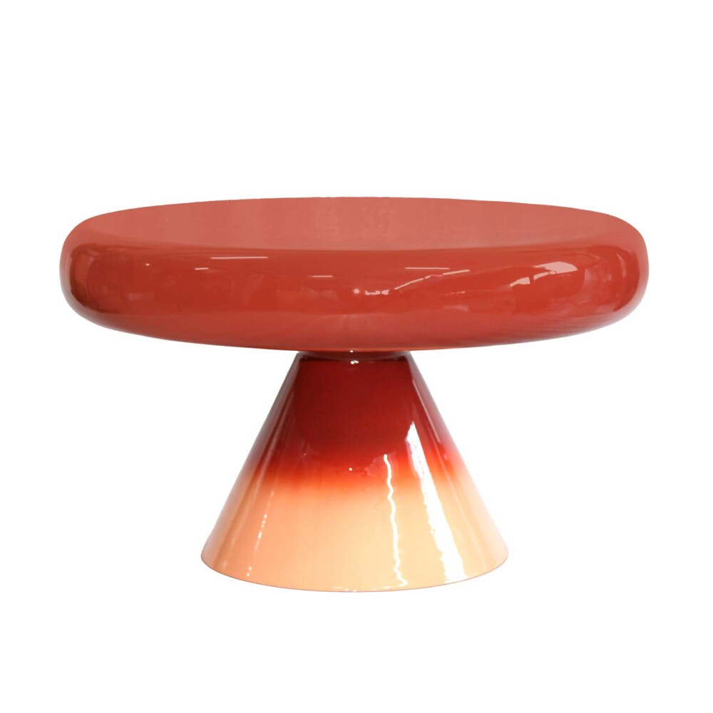 MESA RATONA METAL NARANJA SAGGITA TERRACOT