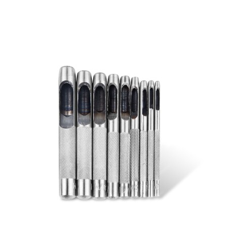 DINGQI JUEGO DE SACABOCADOS INDUSTRIAL 9 PIEZAS Dingqi Juego De Sacabocados Industrial 9 Piezas