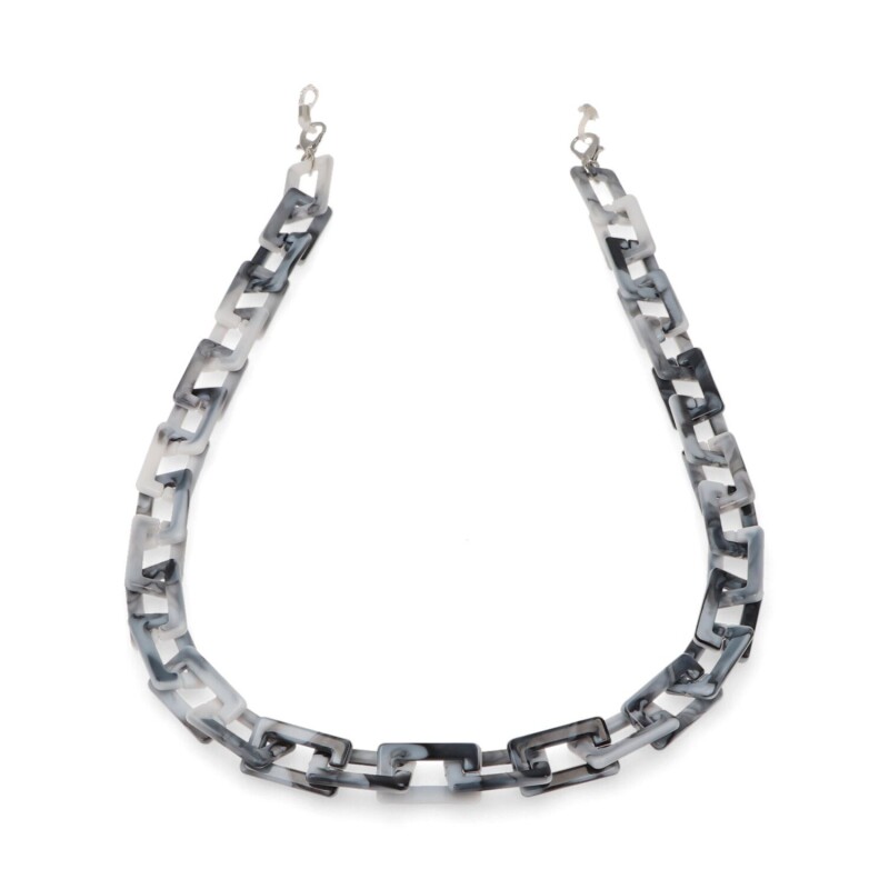 Cadena para Lentes Cuadrada en Acetato Gris