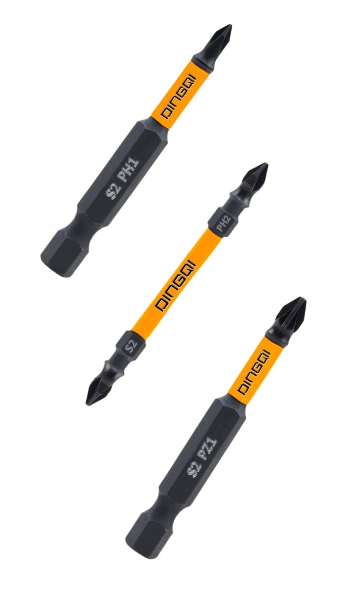 DINGQI SET 5 PIEZAS PUNTAS DE IMPACTO PHILLIPS PH2 X 100M 