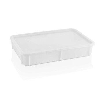 Contenedor para bollos y masa de pizza 60 × 40 × 10 cm | Gastroplast GPHPE100 Contenedor para bollos y masa de pizza 60 × 40 × 10 cm | Gastroplast GPHPE100