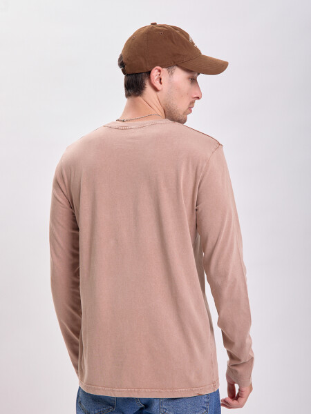 Remera efecto lavado Verde