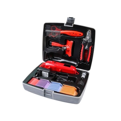 KIT CORTAPELOS PARA MASCOTAS XION INALAMBRICA Rojo