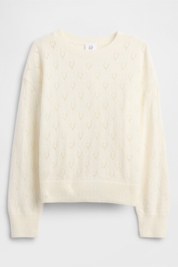 Buzo Cashsoft Toddler Niña Ivory Frost