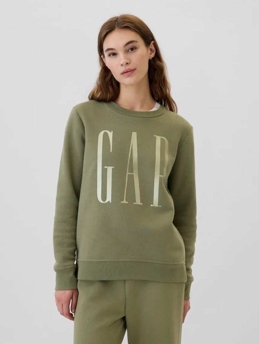 Buzo Deportivo Logo Gap Mujer - Walden Green 