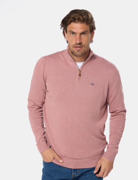 BUZO TEJIDO DE ALGODÓN Rosa