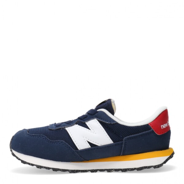 Championes de Niños New Balance 237 Azul Marino - Blanco - Rojo