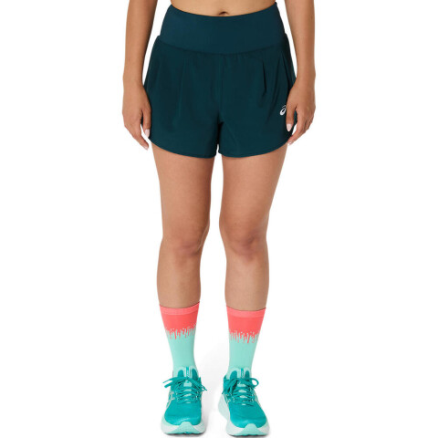 Road 3.5In Short - Mujer Saxon Green