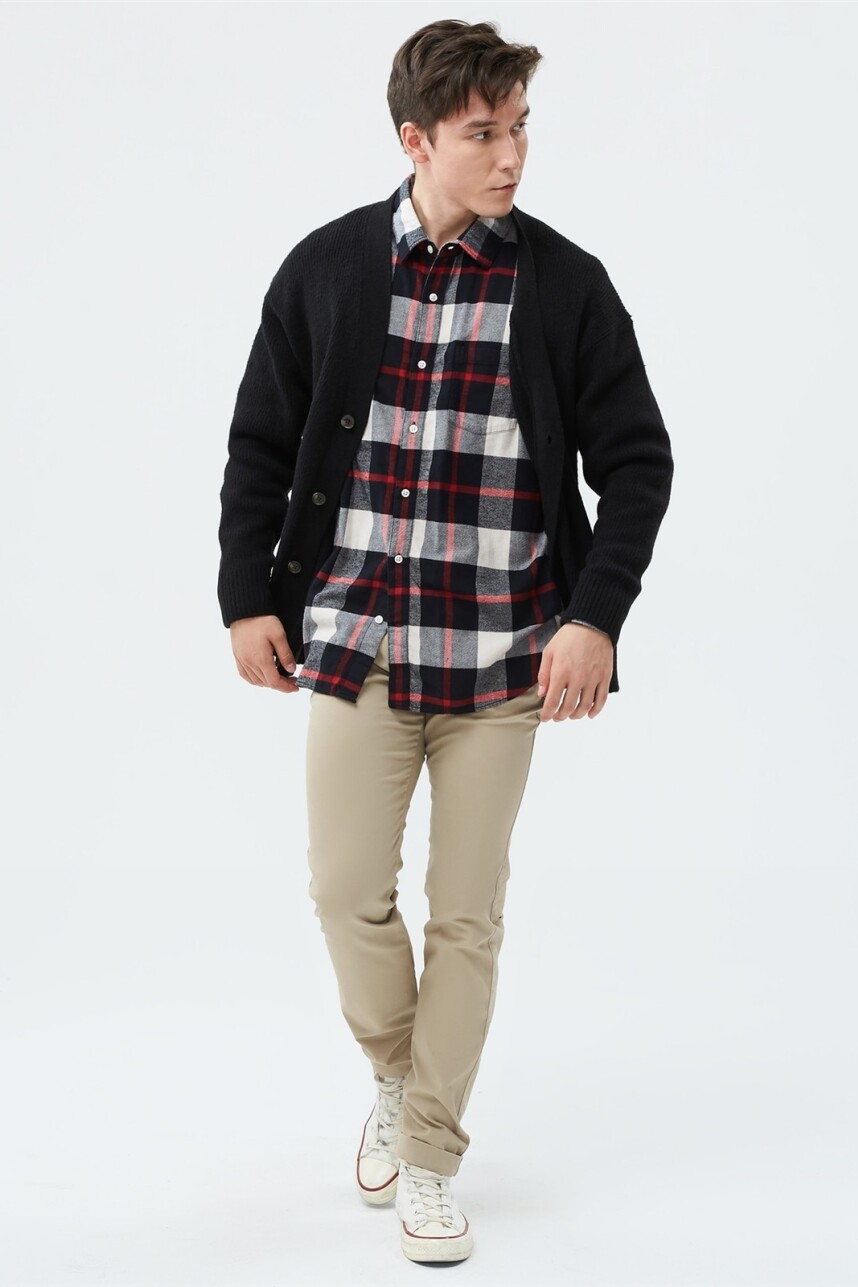 Pantalón Khaki Skinny Hombre Iconic Khaki