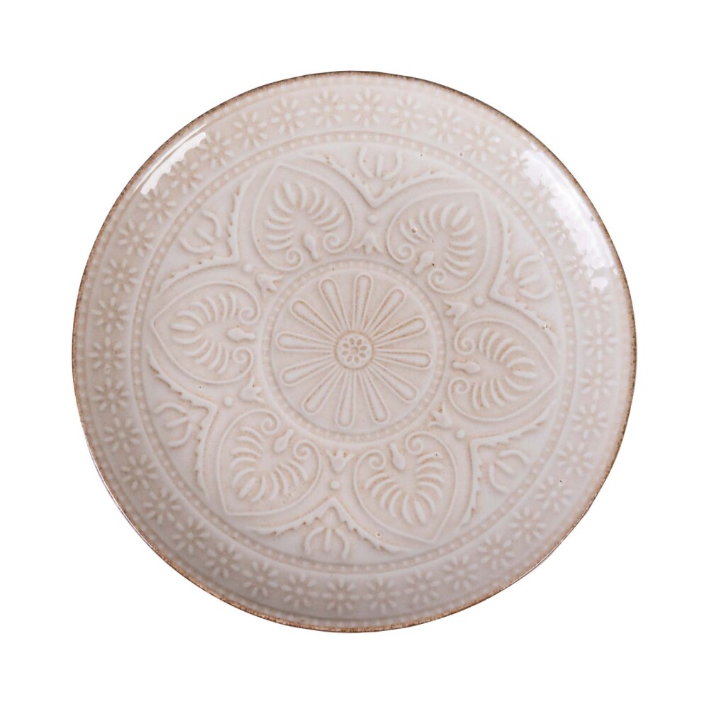 PLATO CERAMICA NATURAL-BEIGE MILLIE