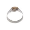 Anillo Profesión Partera-Plata y Oro-Sin Piedra-AP5003 - Adulto - Sinpiedra