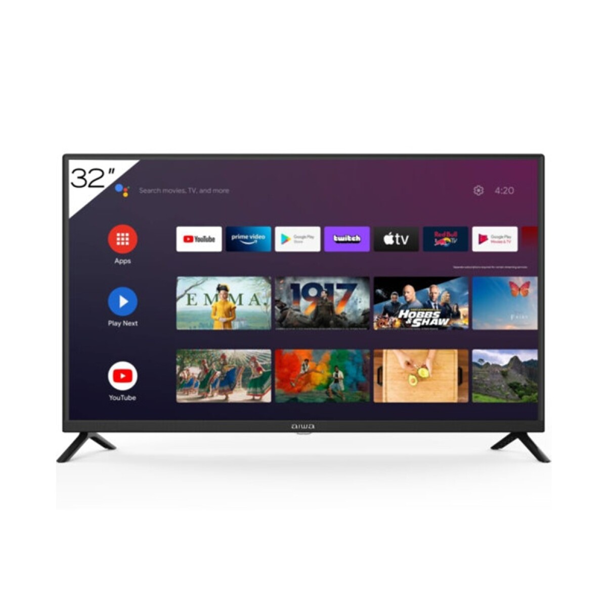 Smart TV Aiwa AW32B4SM LED HD AndroidTV 32" 100V 240V 
