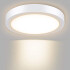 Panel Plafon Led 18W Luz Calida Redondo Luz Calida Techo Variante Color Blanco