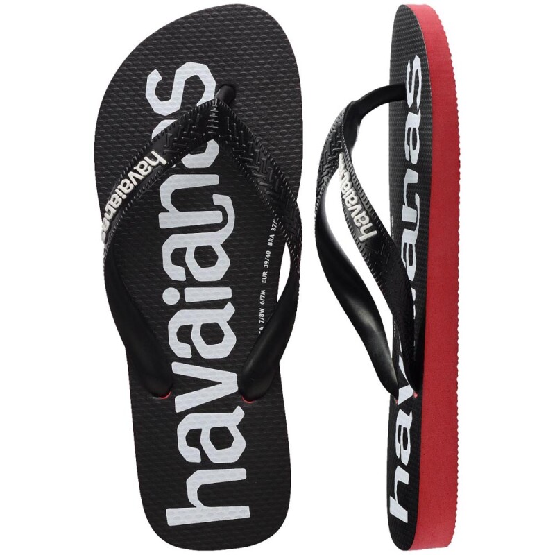 Sandalias Havaianas Top Logomania 2 Hombre Rojo Hibisco