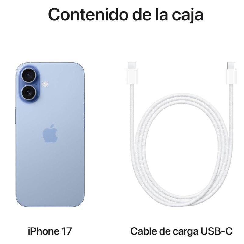 PREVENTA Celular Apple iPhone 17 256GB 8GB Mist Blue PREVENTA Celular Apple iPhone 17 256GB 8GB Mist Blue