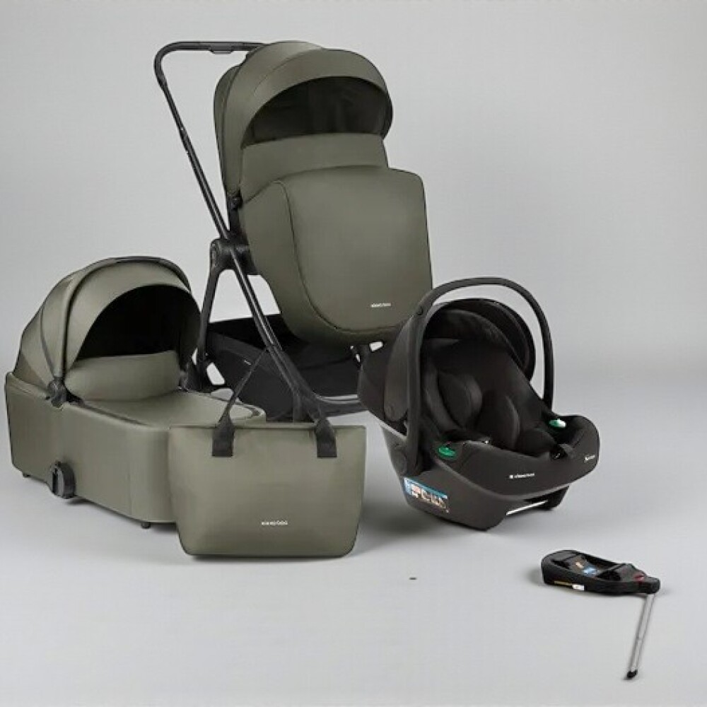 Travel system 4 en 1 MODENA green army KIKKABOO Travel system 4 en 1 MODENA green army KIKKABOO