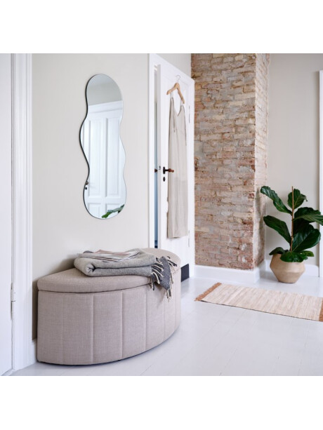 Banco KAPPEL con almacenaje tela arena cl Banco KAPPEL con almacenaje tela arena cl