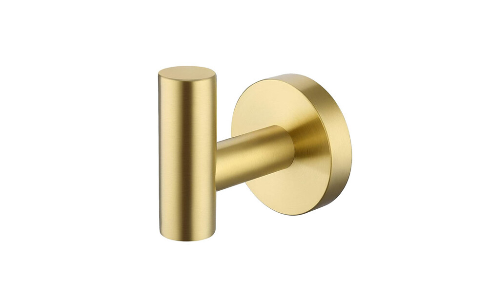 Percha simple para baño dorado A024 Percha Simple Para Baño Dorado A024