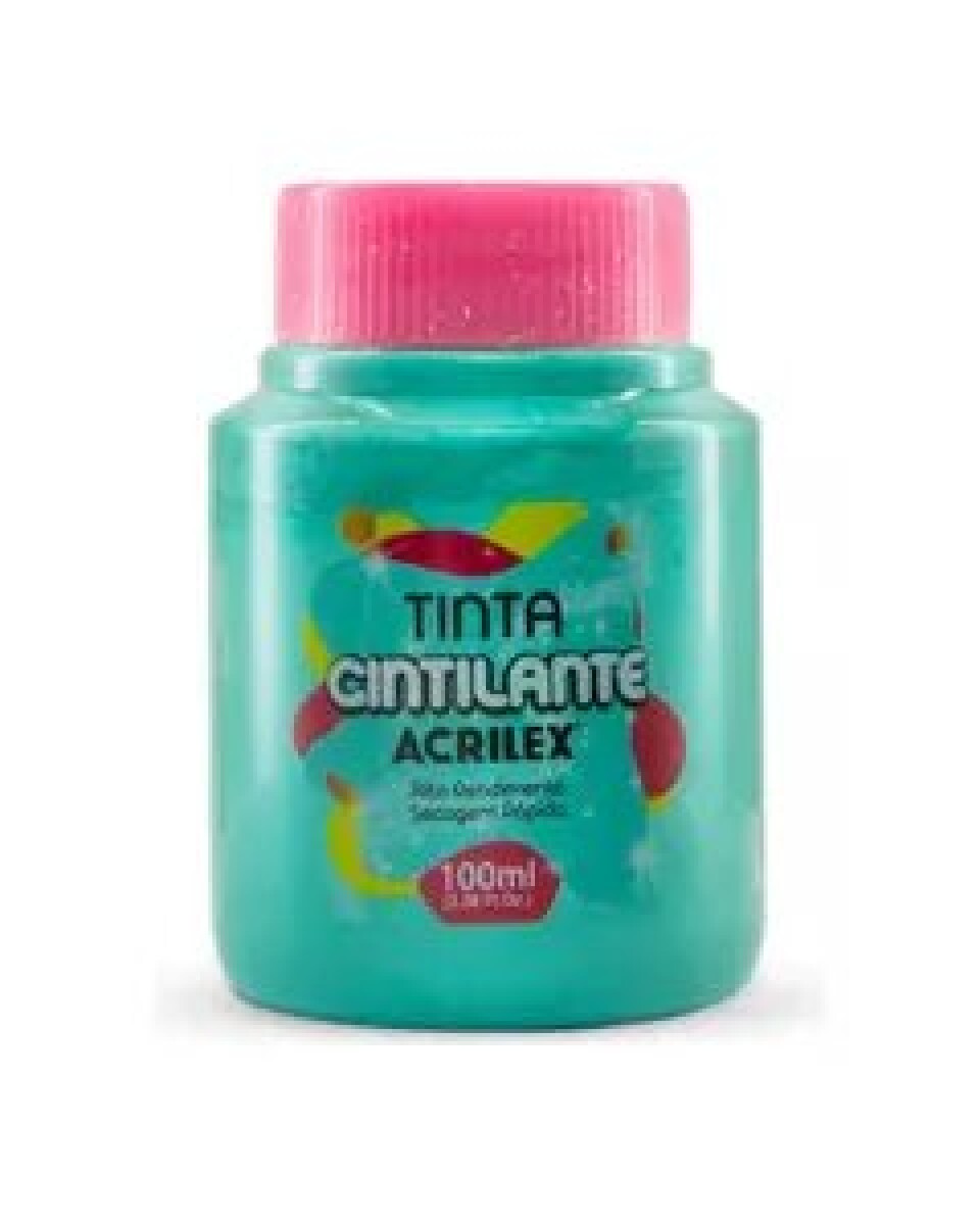 Pintura Acrilex Cintilant 100ml - Turquesa 
