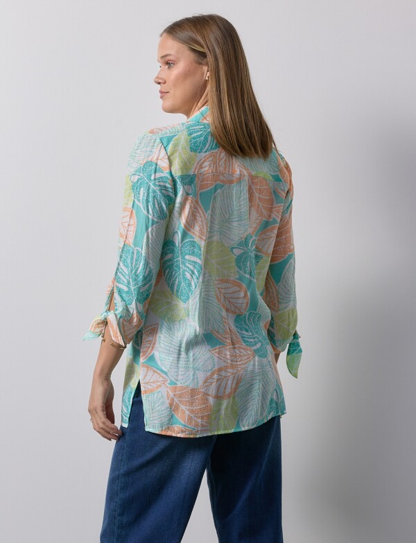 Camisa Print MULTI/VERDE