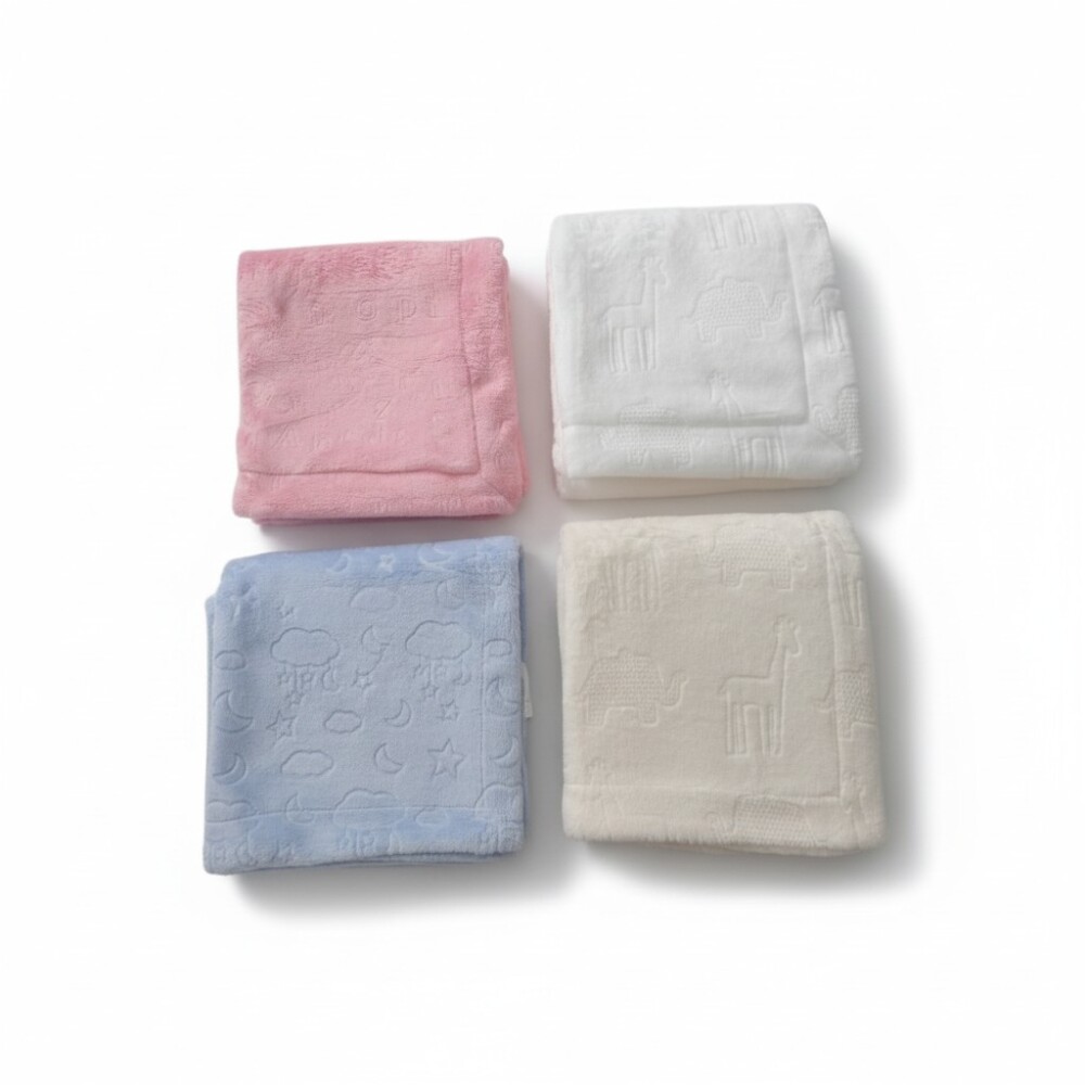 Mantas fleece ASH & Olive rosado