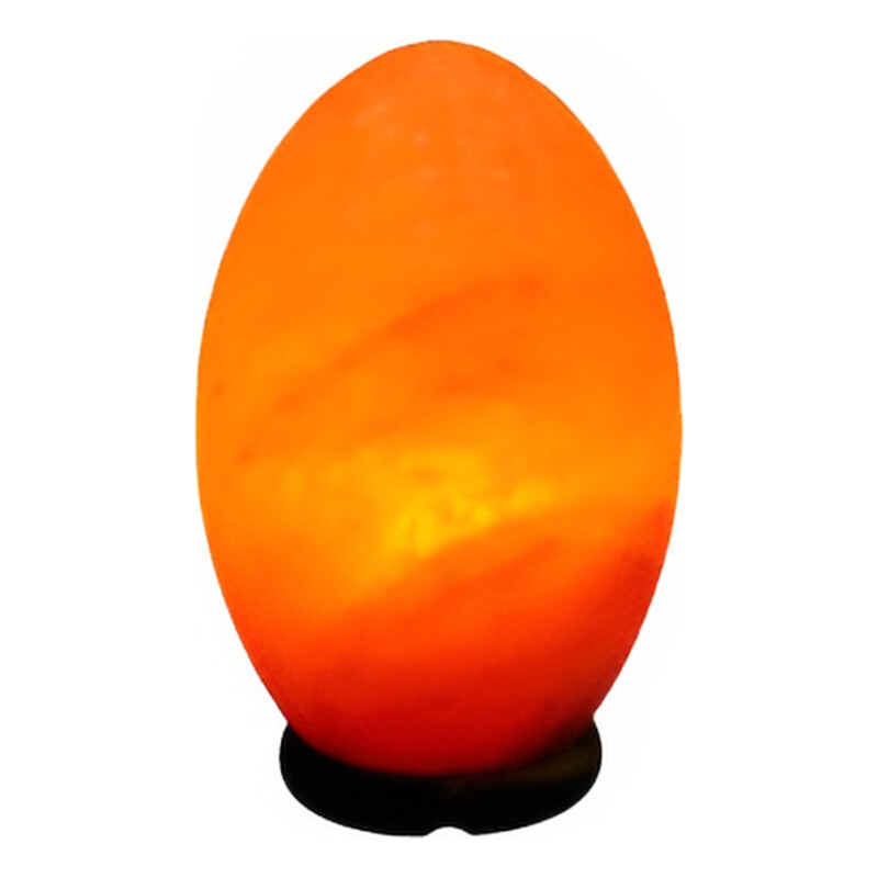 Lampara De Sal Del Himalaya Ovalada Zen 2-3kg Naranja