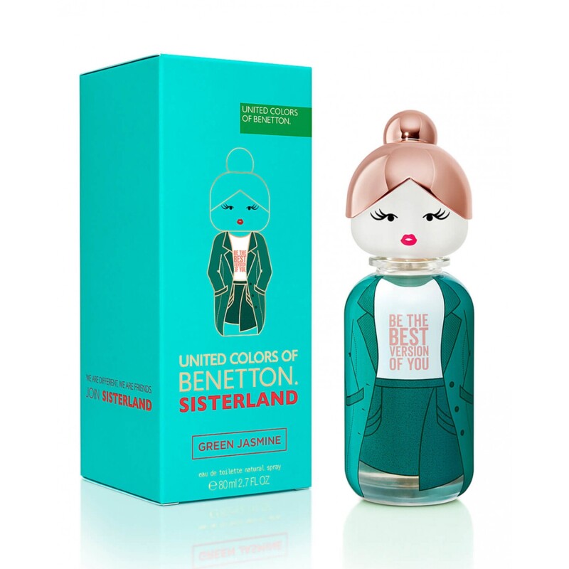 Perfume Benetton Sisterland Green Jasmine EDT 80ml Perfume Benetton Sisterland Green Jasmine EDT 80ml