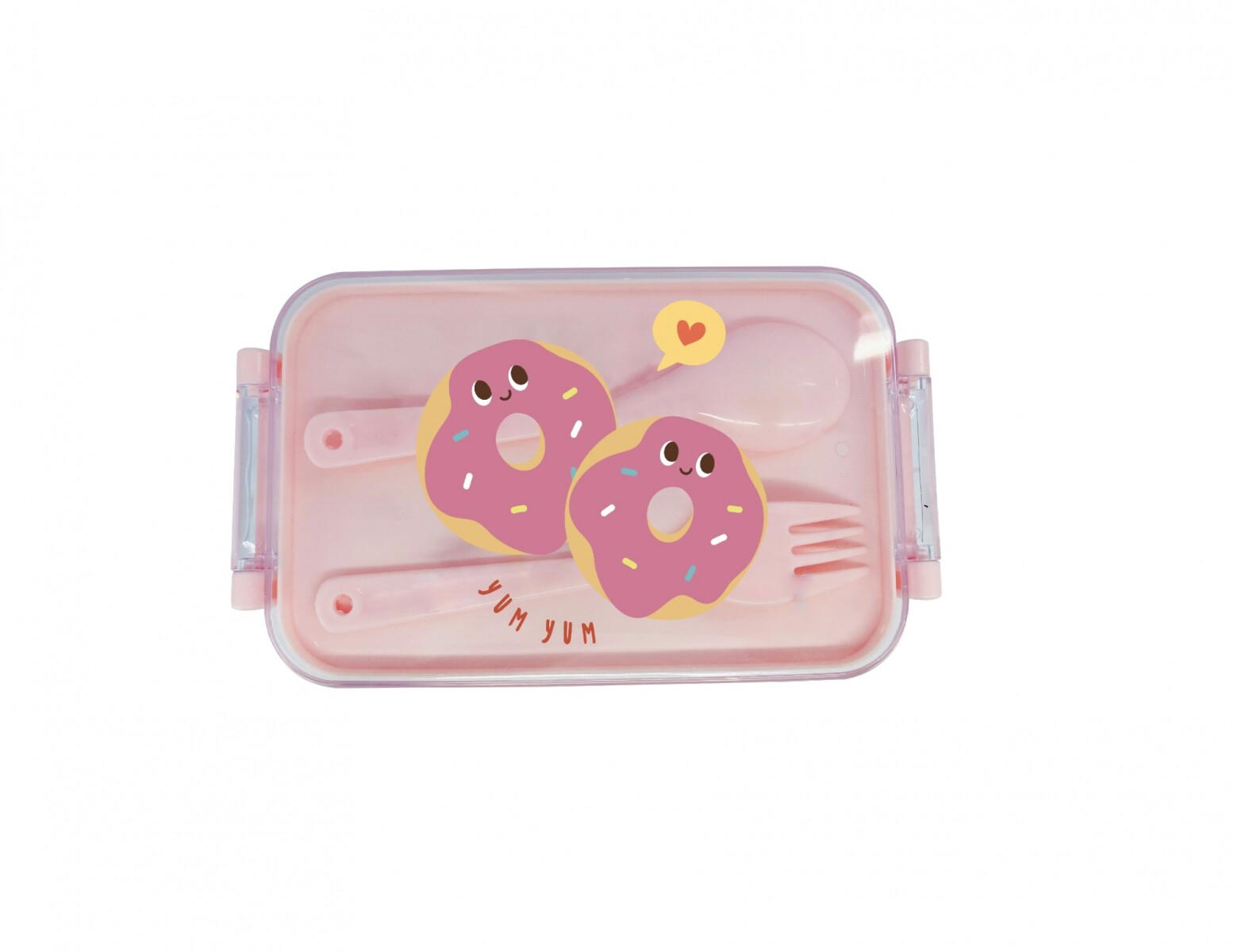 Bento box "happy food" - rosa 