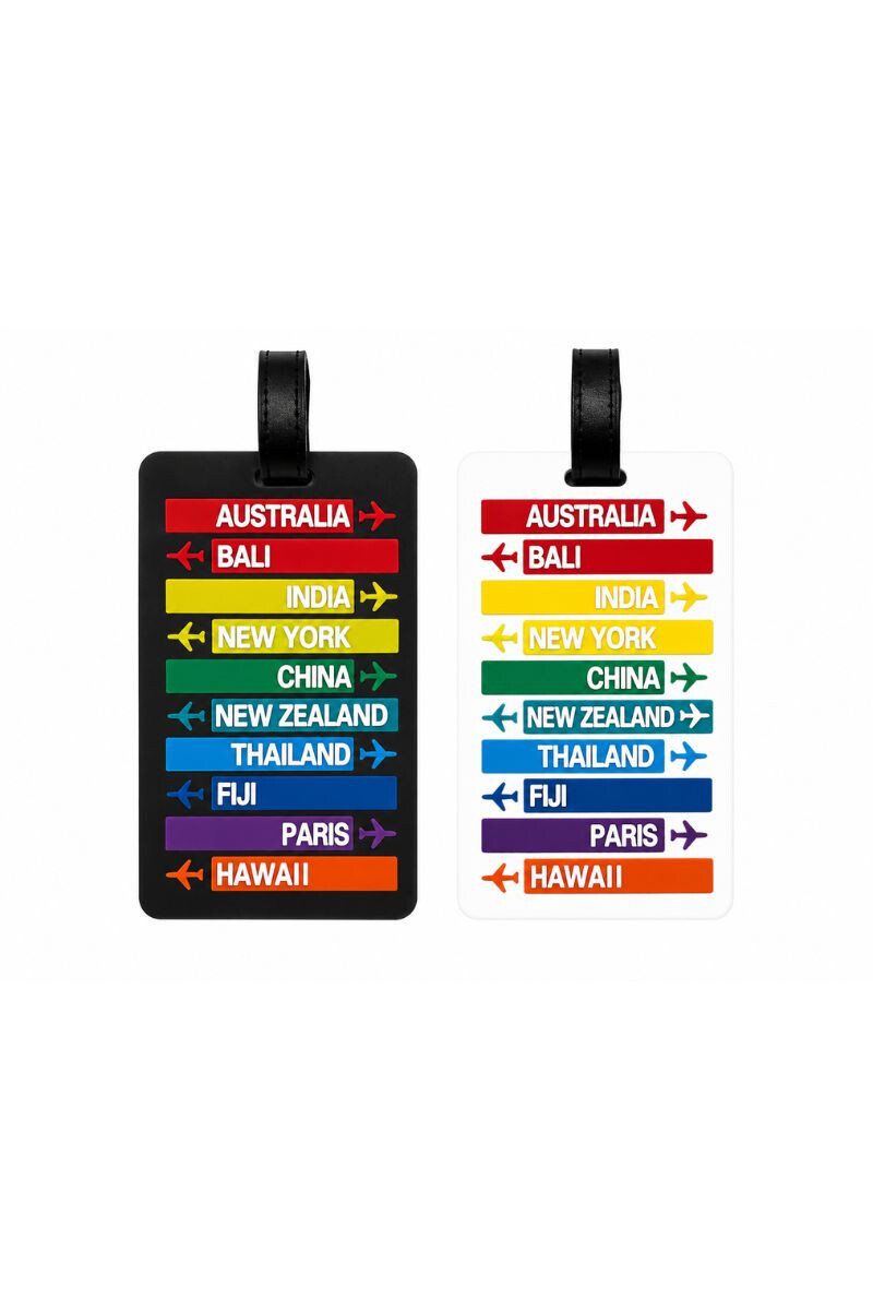 SET X2 IDENTIFICADORES DE EQUIPAJE SURTIDO SET X2 IDENTIFICADORES DE EQUIPAJE SURTIDO
