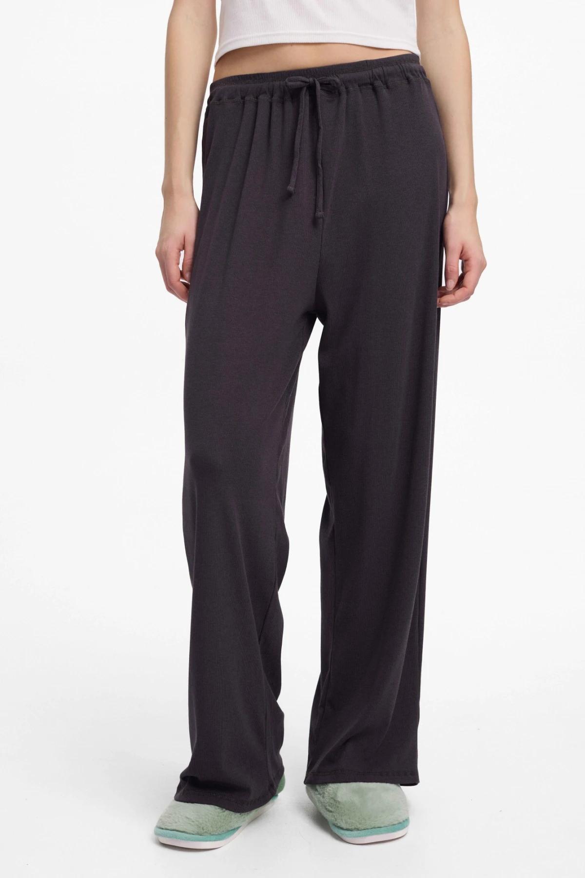 Pantalón Ágata Gris Oscuro