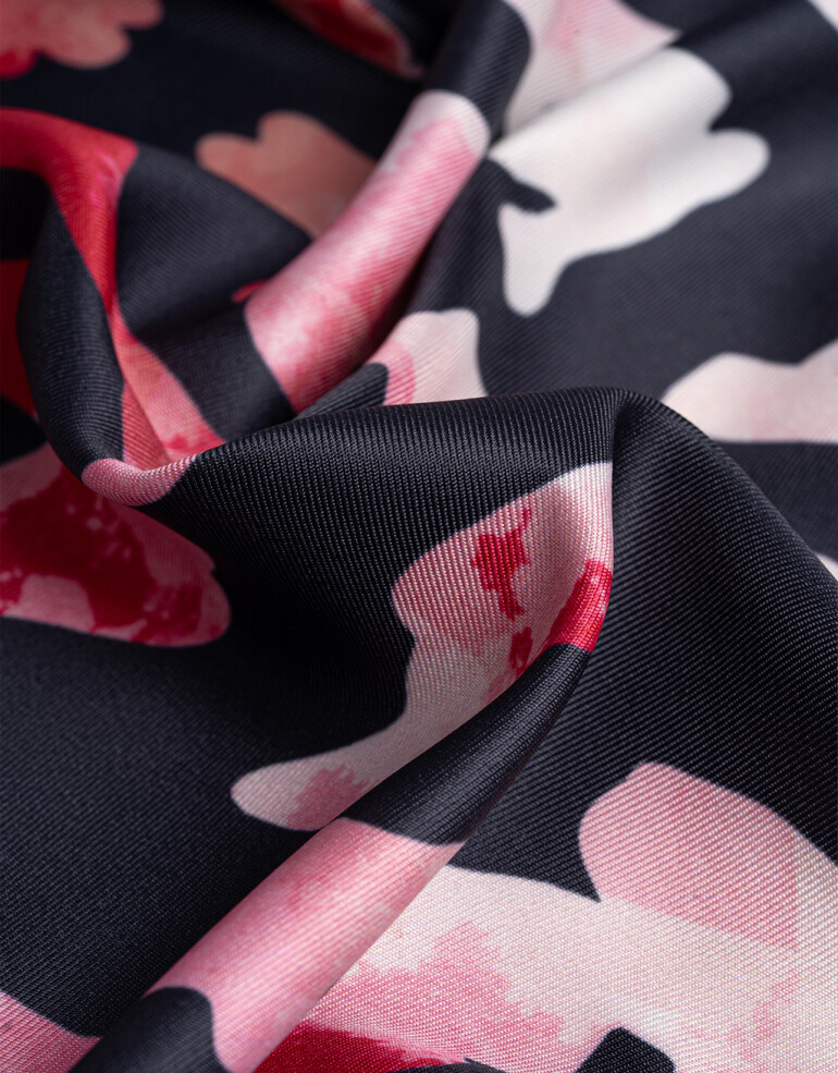 Pañuelos Raso Flores Pañuelo Animal Print - Combinacion Bicolor