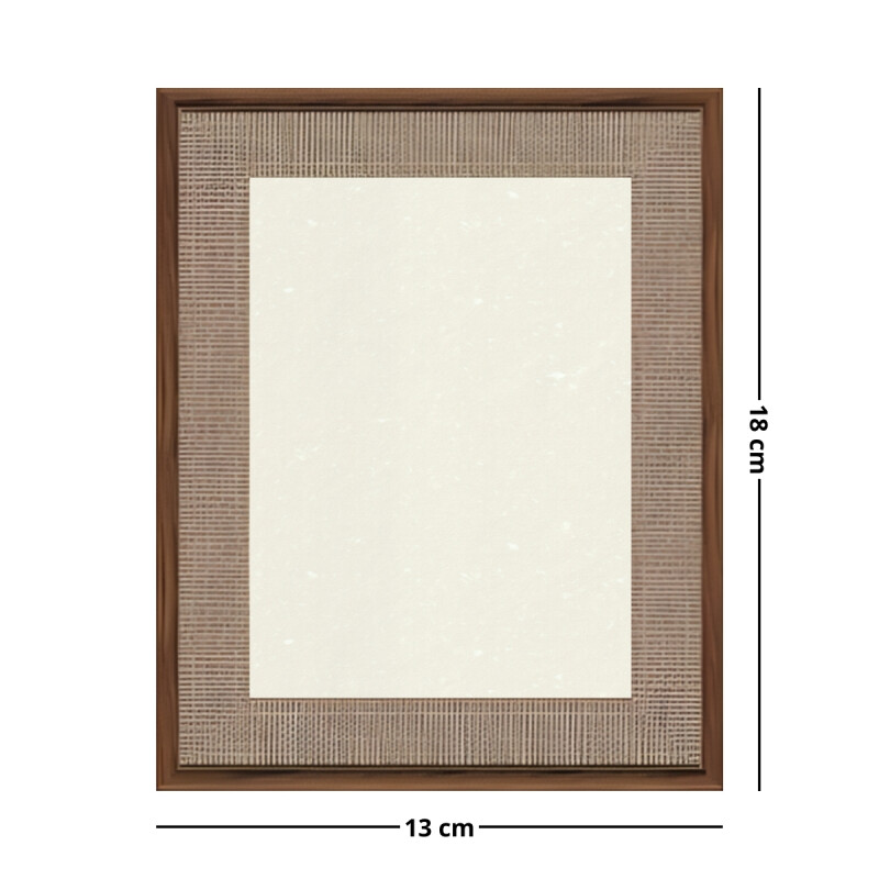 Portarretrato 13x18 dos tonos simil madera MARRON
