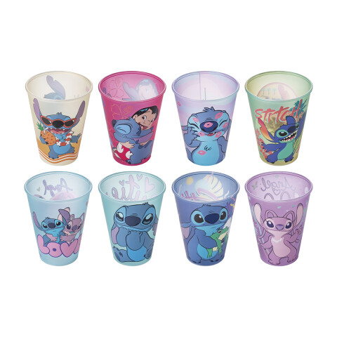 Vaso Plástico Stitch 280 ml U