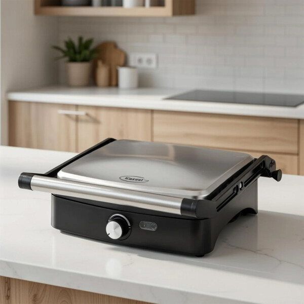 SANDWICHERA CON GRILL ELÉCTRICO INOX KASSEL SANDWICHERA CON GRILL ELÉCTRICO INOX KASSEL
